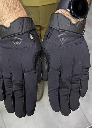 Перчатки тактические first tactical, черные, размер m, стрейч, мужские, сенсор, защита от травм, вентиляция2 фото