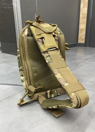 Сумка тактическая с ремнем через плечо, cordura, мультикам, yakeda, подсумок тактический c ремнем через плечо10 фото