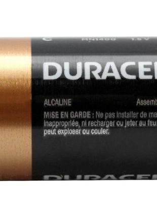 Батарейка duracell mn1400 lr14 c alkaline 1.5v b2 no name2 фото