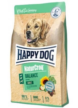 Happy dog (хеппи дог) naturcroq balance - сухой корм с птицей для взрослых собак с норм. активностью, 15 кг