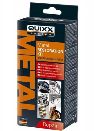 Набор для восстановление металла quixx metal / полироль паста / реставрация украшений, смесителей, авто колес