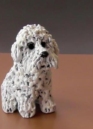 Бишон статуэтка подарок любителю собак