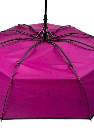 Женский зонт полуавтомат  toprain розовый (2000002743163)6 фото