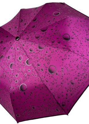 Жіноча парасолька напівавтомат toprain рожева (2000002743163)