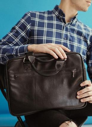 Мужская сумка для ноутбука из натуральной кожи, кожаная сумка для документов, стильная мужская сумка