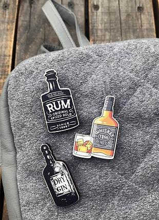 Набор значков "бармен"