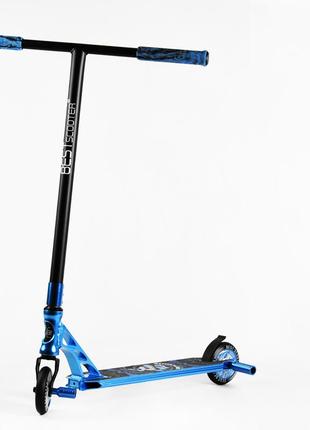 Самокат трюковий 60х85 см best scooter блакитний (2000002314493)1 фото