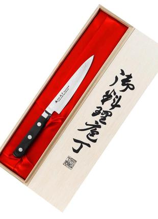 Кухонный нож универсальный 13,5 см satake черно-серый (2000002793809)