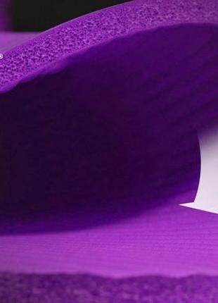 Коврик для йоги 180х61х1 см power system фиолетовый (2000002001126)10 фото