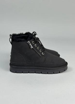 Чоловічі шкіряні черевики (5128з) 43 vzutik чорний (2000002758778)