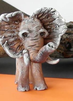 Слон статуетка інтер'єрний слоник на удачу1 фото