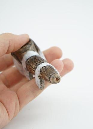 Курительная трубка такса керамическая3 фото