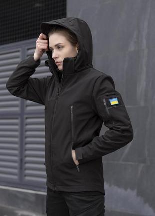 Куртка pobedov motive жіноча чорний5 фото