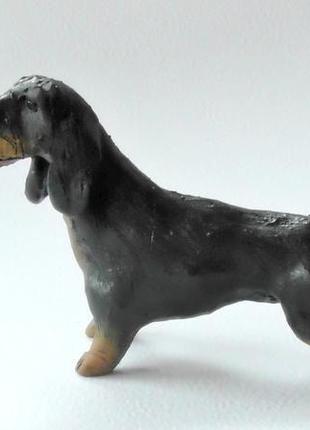 Сувенир статуэтка собака такса2 фото