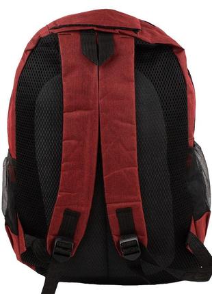 Чоловічий рюкзак 30х44х13 см valiria fashion червоний (2000002734321)3 фото