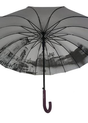Женский зонт трость  toprain фиолетовый (2000002740988)5 фото