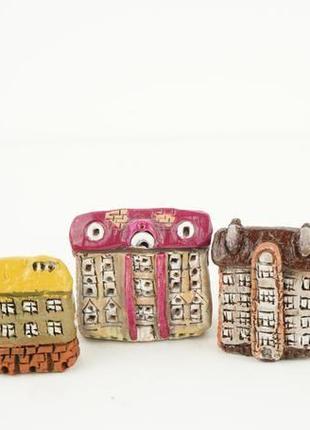 Будиночки з кераміки подарунок колекціонеру будиночків
