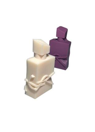 Силіконова форма для свічок, мила та іншого пляшечка парфумів ysl1 фото