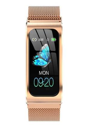 Женские часы smart mioband pro gold7 фото