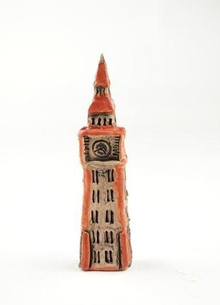 Домик биг бен из керамики  ceramic figurine big ben2 фото