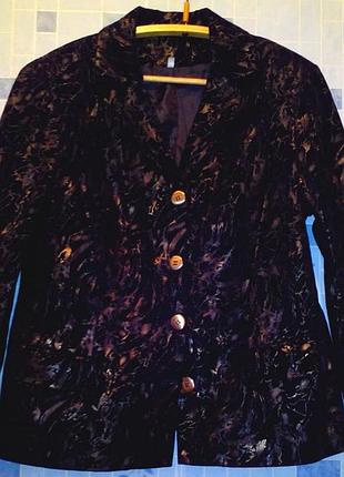 Ошатний жіночий піджак, з золотистим напиленням