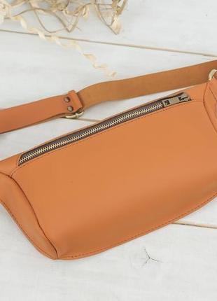 Жіноча шкіряна сумка "модель №56 міні", шкіра grand, колір бурштин2 фото