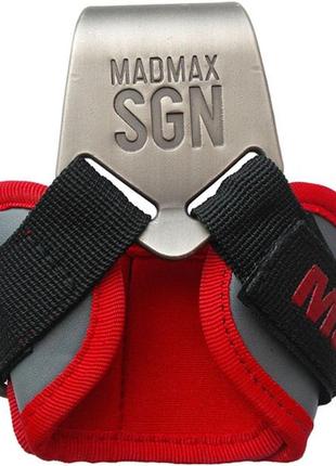 Гаки для тяги на зап'ястя madmax mfa-330 lat hooks antic silver/grey/red2 фото