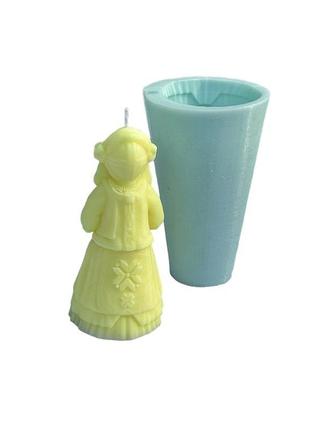 Силиконовый молд для свечей, мыла и другого кукла мотанка