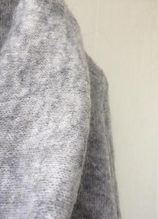 Мохеровий, вовняний светр,джемпер,гольф h&m,40/l4 фото