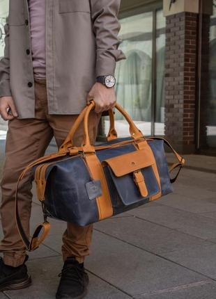 Универсальный рюкзак трансформер backbag, дорожная сумка из натуральной кожи2 фото