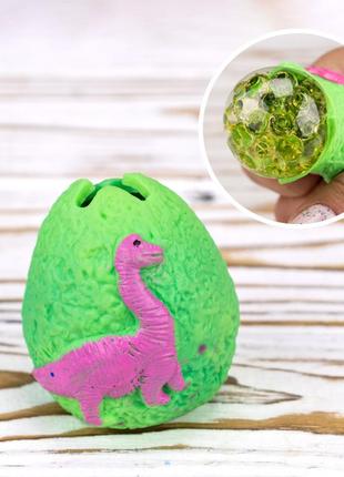 Антистрес яйце динозавра з орбізом (зелений)