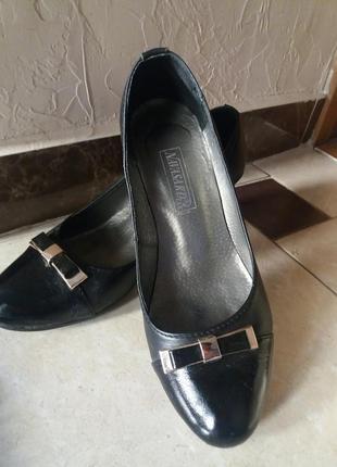 Туфли кожаные new