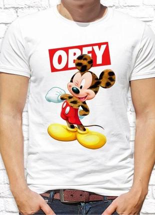 Мужская футболка push it с принтом, swag mickey mouse (микки маус)  фп0000621 фото