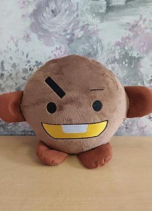 Плюшевая мягкая корейская игрушка печенька shooky шуки bt21 группы bts талисман k-pop 25 см