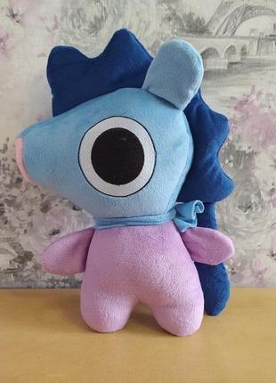 Плюшевая мягкая корейская игрушка единорог mang манг bt21 группы bts талисман k-pop 35 см1 фото