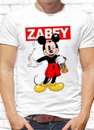 Чоловіча футболка push it з принтом, swag mickey mouse (мікі маус) _zabey_ фп0005091 фото