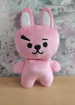 Плюшевая мягкая корейская игрушка заяц cooky куки bt21 группы bts талисман k-pop 35 см1 фото