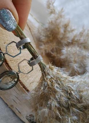 Серьги - трансформеры с пиритом ′елена′ 5