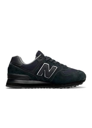 Кроссовки new balance 574 серые с белым3 фото