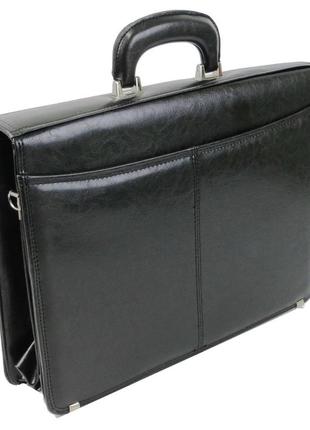 Мужской деловой портфель 41х31х16 см jpb черный (2000001599099)2 фото