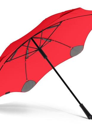 Женский зонт-трость механический 120 см blunt красный (2000002487098)3 фото
