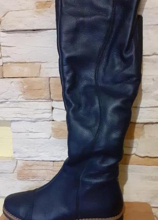 Чоботи зимові кожані