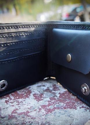 Кошелек чеширский кот, бумажник с котом, кожаное портмоне