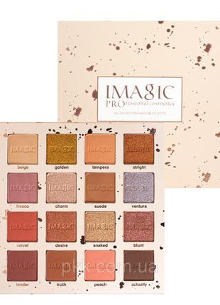 Тени для век pink pop 16 color eyeshadow palette  imagic professional cosme разноцветный (2000002541547)1 фото