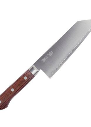 Кухонный нож японский кирицуке 16,5 см suncraft коричневый (2000002794677)