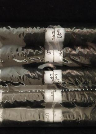 Нитки в катушках, швейные 100% полиэстер 40/2 (боб 200м) (рав-340)2 фото