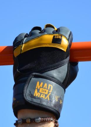 Перчатки для фитнеса (mfg-880ignature) xxl madmax серый (2000002602798)8 фото