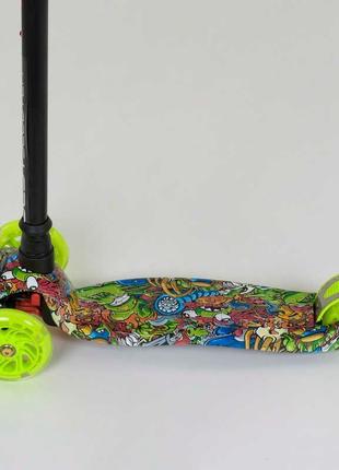 Дитячий триколісний самокат 12" best scooter різнобарвний (2000002546993)4 фото