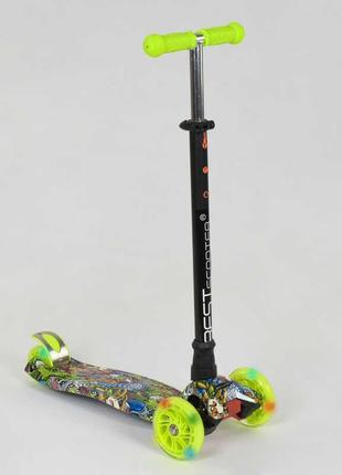 Дитячий триколісний самокат 12" best scooter різнобарвний (2000002546993)1 фото