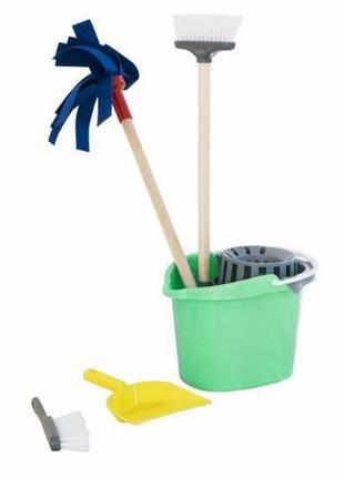 Детский игровой набор для уборки "чистюля" ведро с отжимом 49х22х16 см orion бирюзовый (2000002425946)
